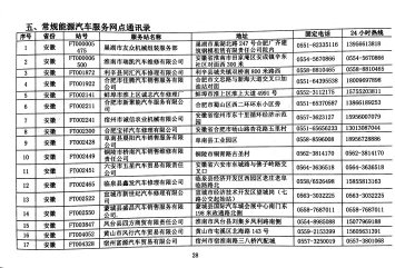 福田時(shí)代汽車全國(guó)服務(wù)站地址及聯(lián)系電話